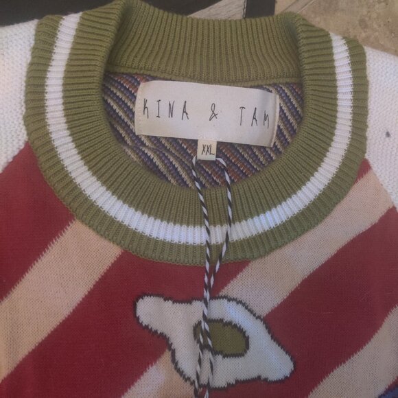 Kina and Tam sweater size XXL New - Picture 4 of 4